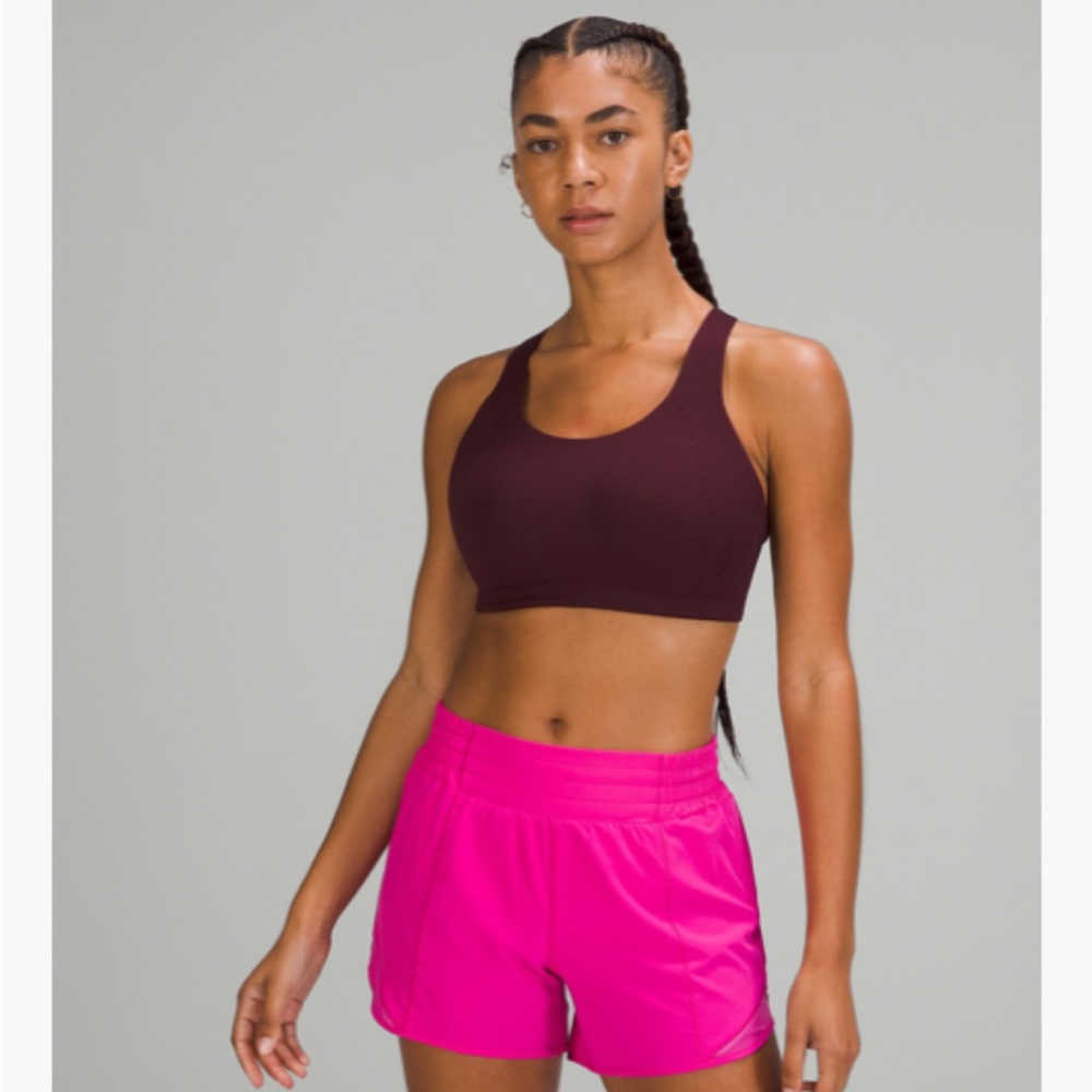 Lululemon Airsupport Sports Bra 36C Cassis/Red Merlot